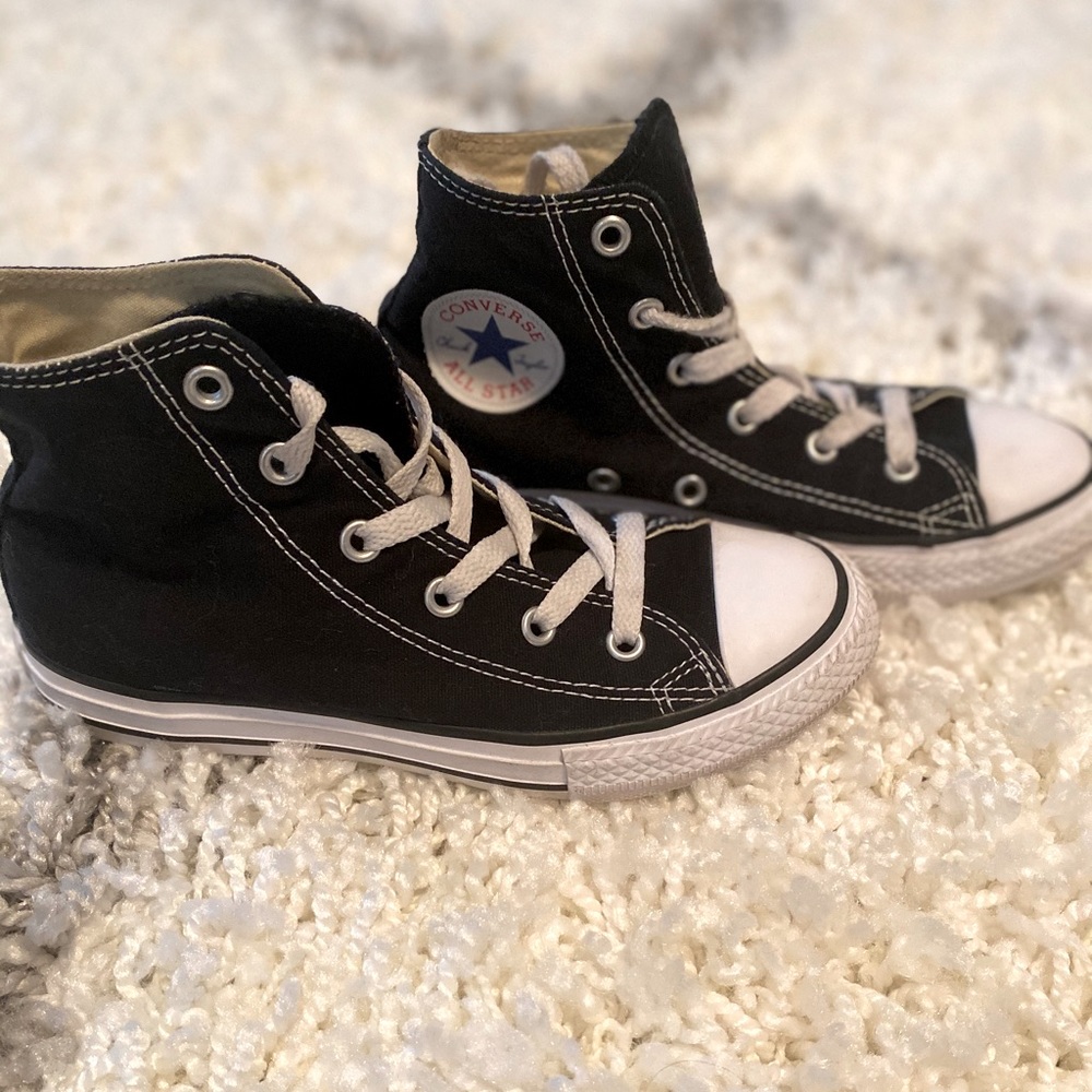 Kids black chuck taylor allstar High top Converse